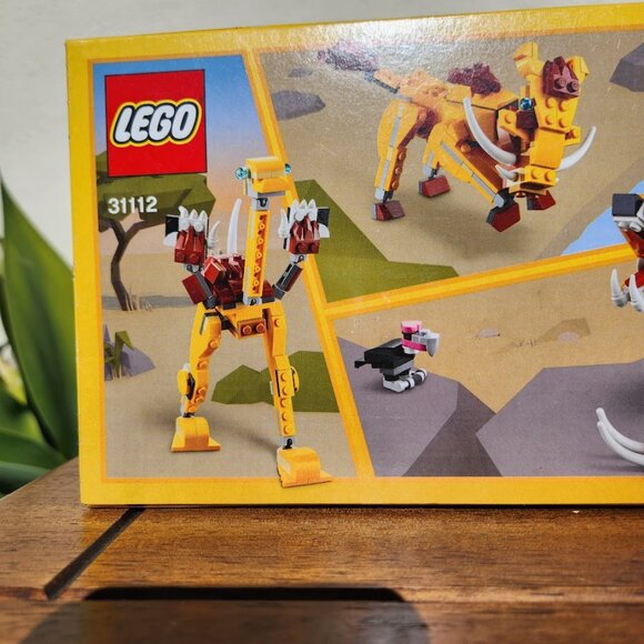NEW LEGO Creator 3 in 1 Lion King Ostrich Warthog Easter Basket Gift Brand new S - Picture 6 of 12
